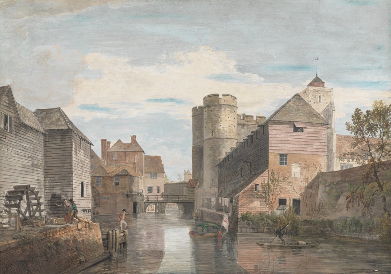 The Westgate, Canterbury de Paul Sandby