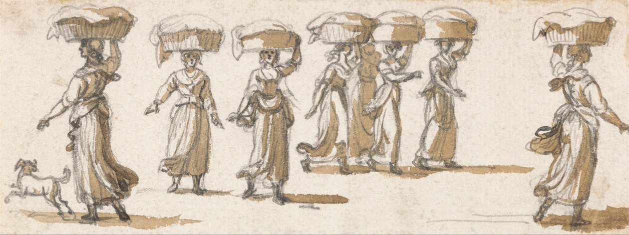 Lavadeiras de Paul Sandby