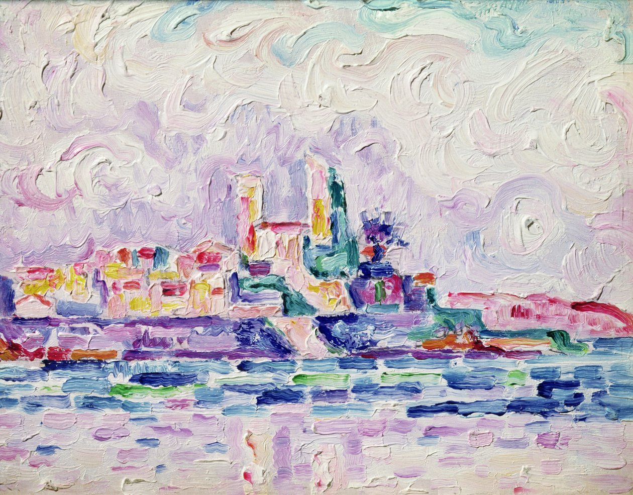 Antibes (estudo), 1918-19 de Paul Signac