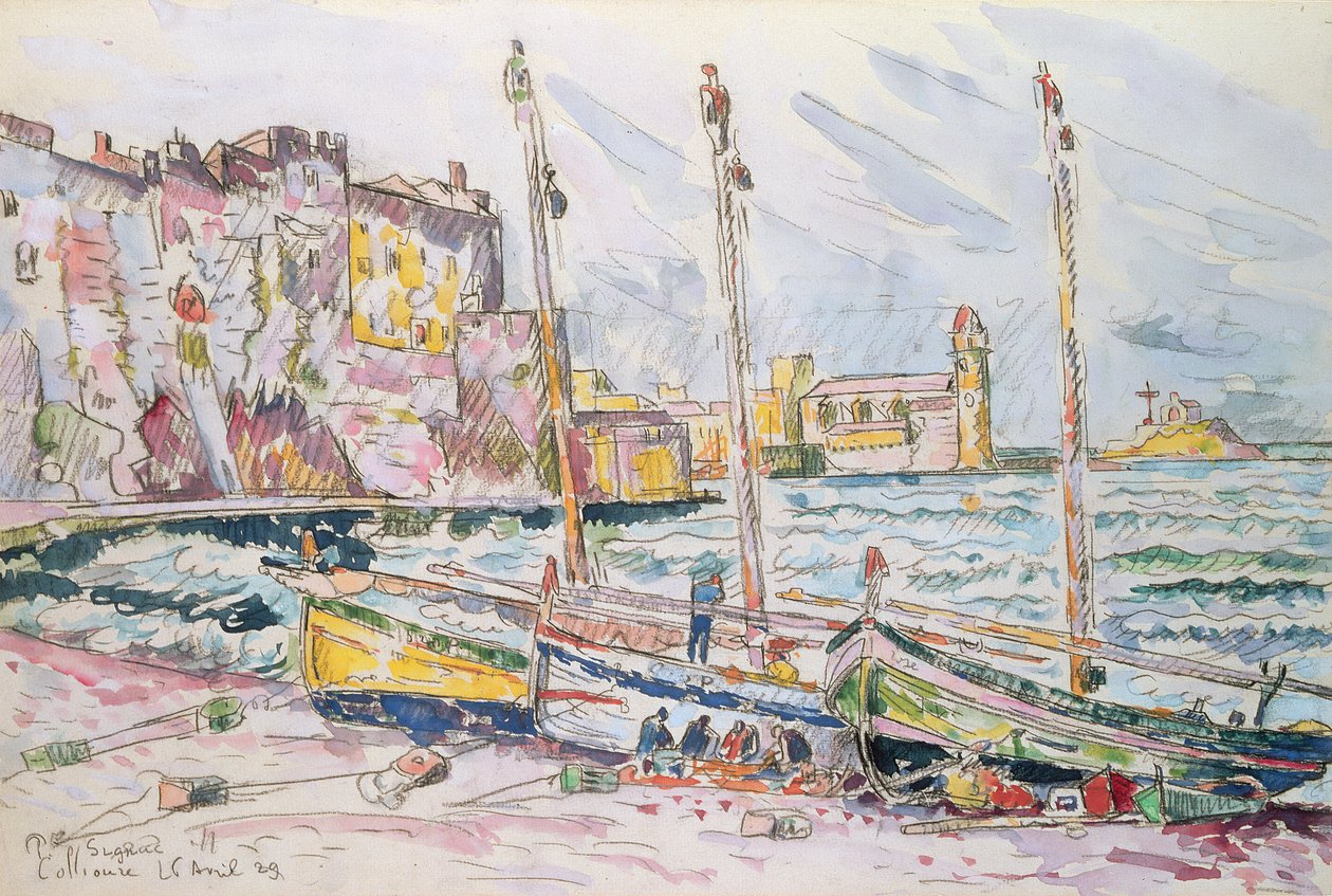Collioure, 1929 de Paul Signac