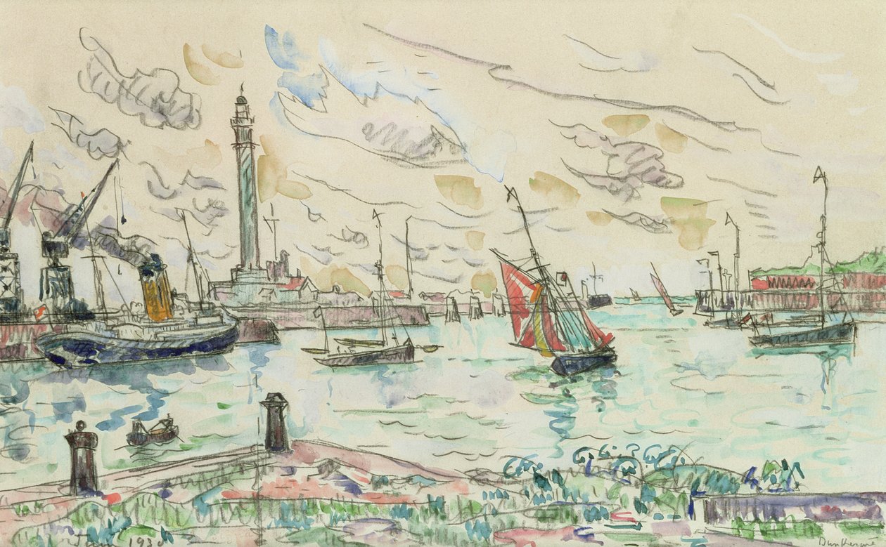 Dunquerque, 1930 de Paul Signac
