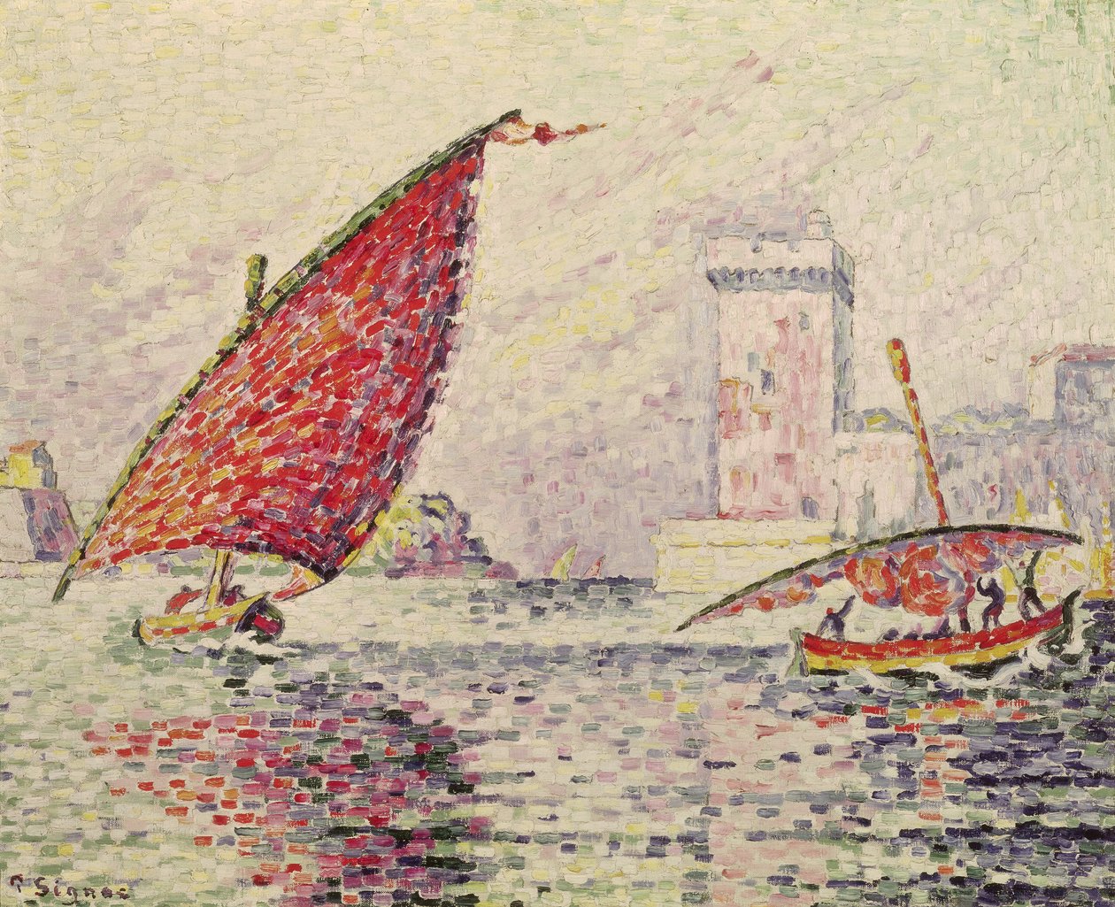 Forte Saint-Jean, Marselha, 1907 de Paul Signac
