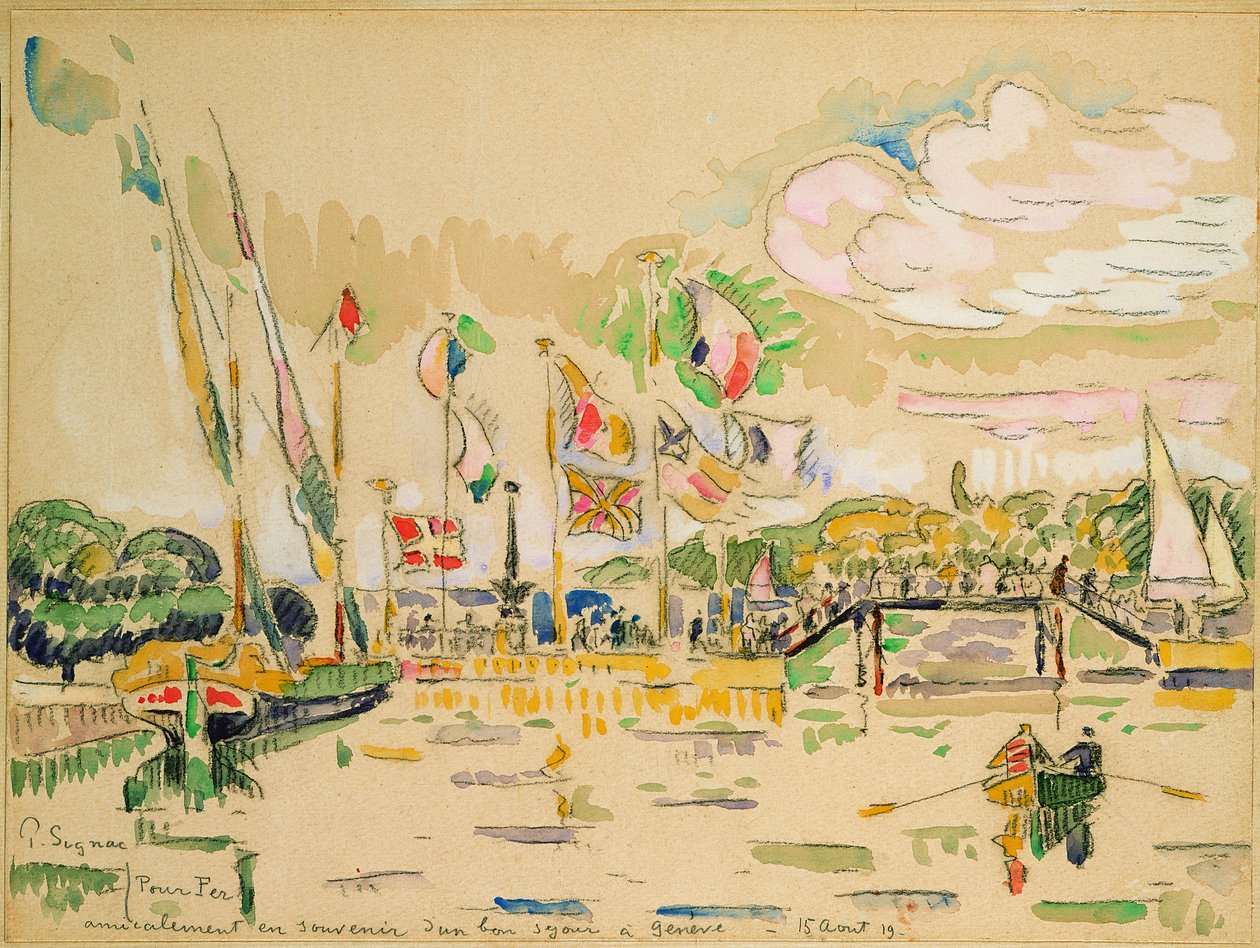 Genebra, c.1919 de Paul Signac