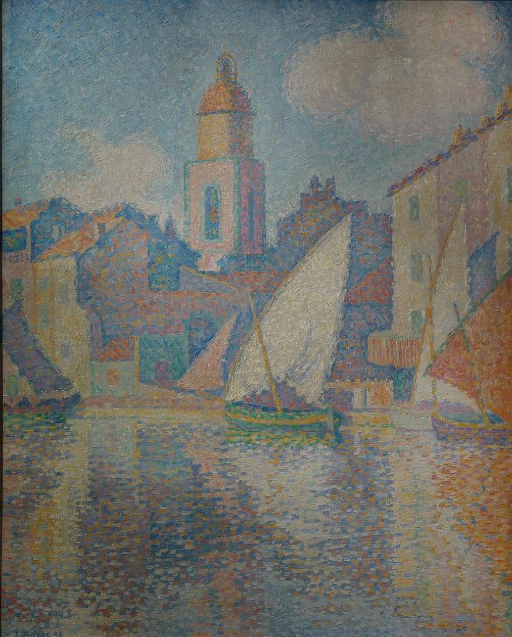 Torre da igreja de Saint-Tropez de Paul Signac