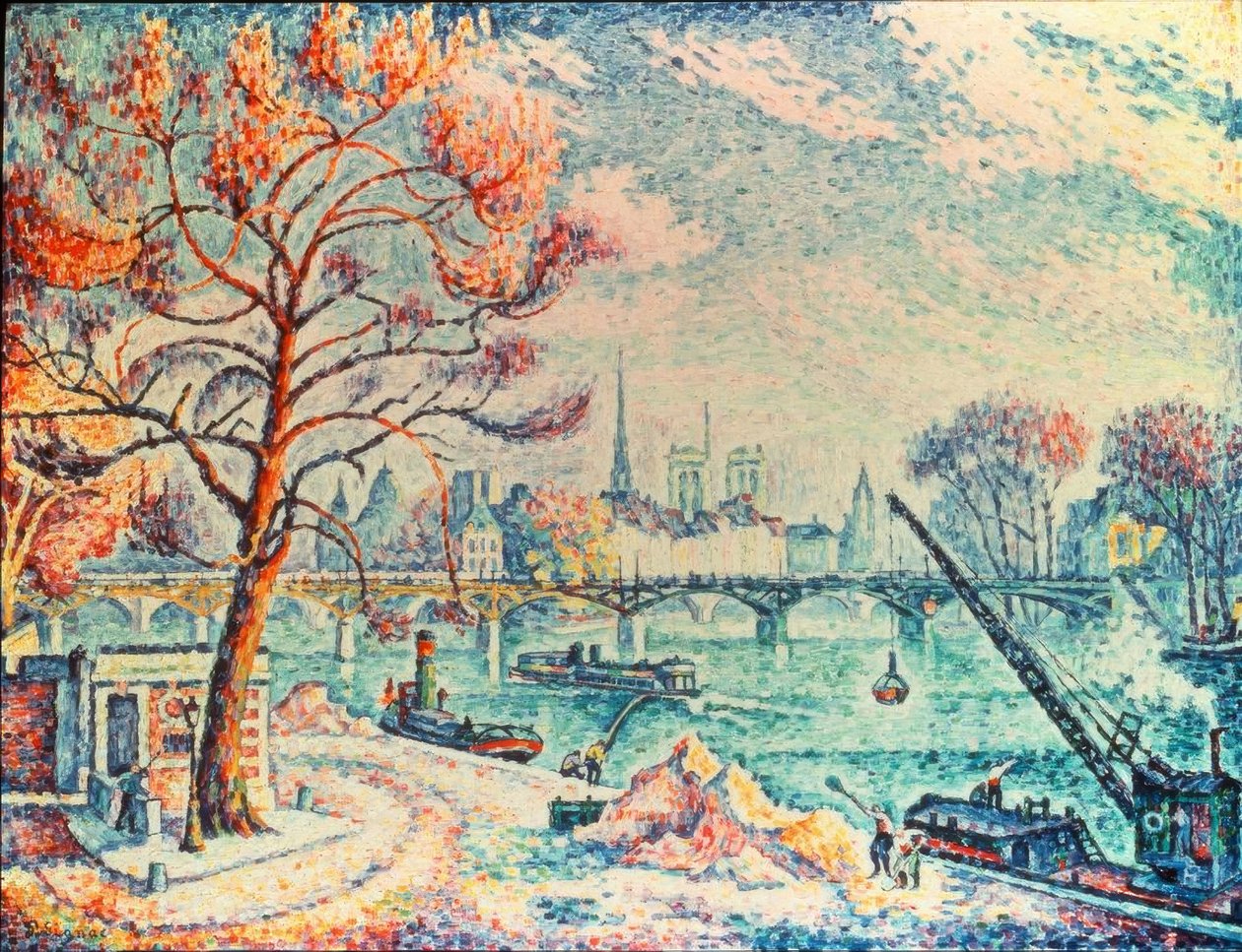 Paris, a Pont des Arts de Paul Signac