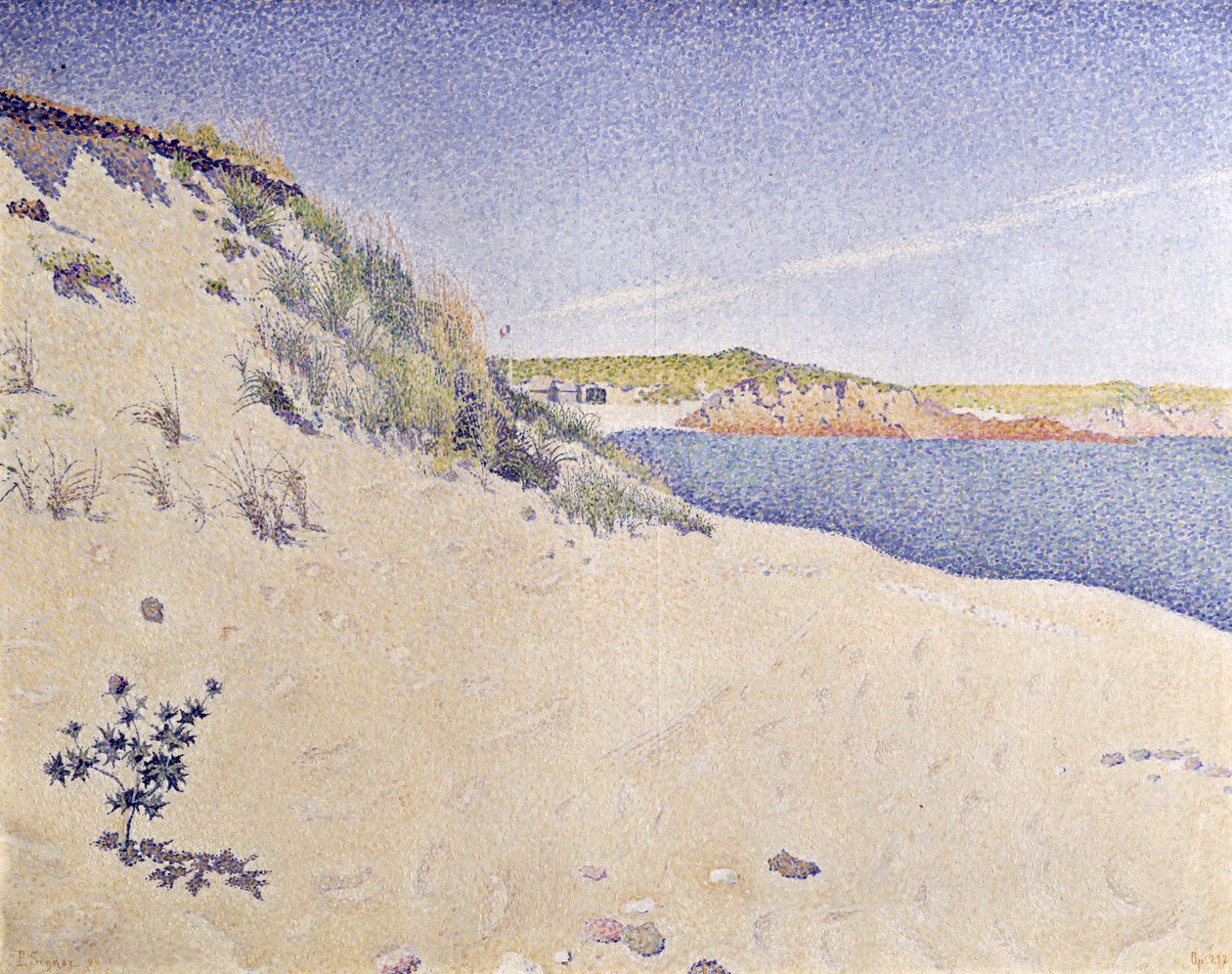 Sandy Seashore, 1890 de Paul Signac