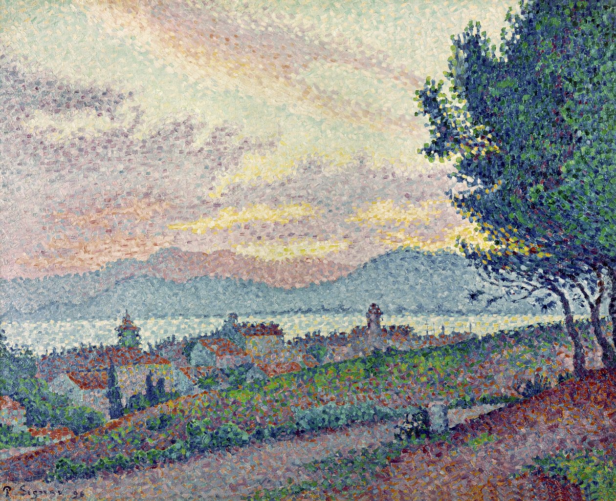 St. Tropez, Pinewood, 1896 de Paul Signac