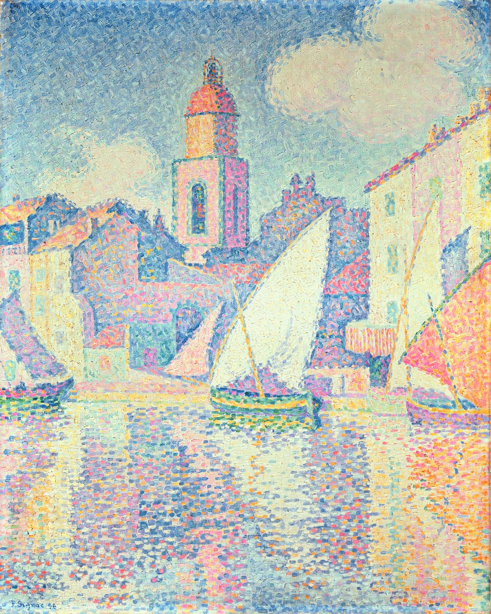 O Clocktower em St. Tropez, 1896 de Paul Signac