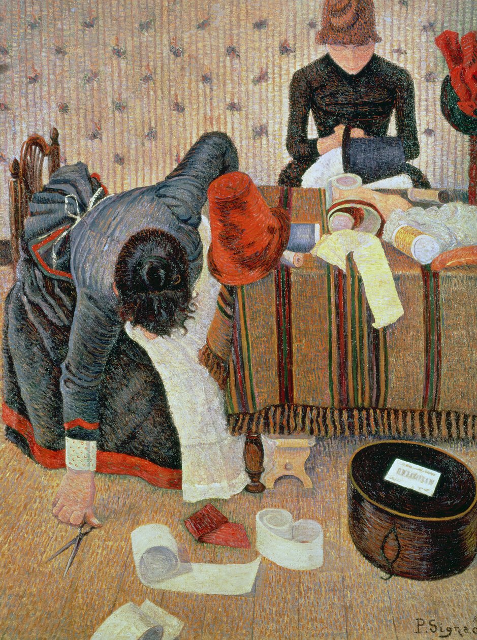 O Milliner, 1885 de Paul Signac