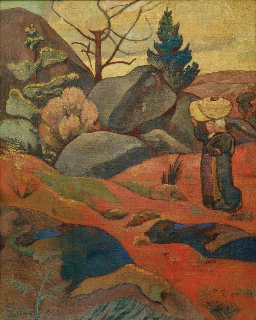 As rochas em Huelgoat de Paul Sérusier