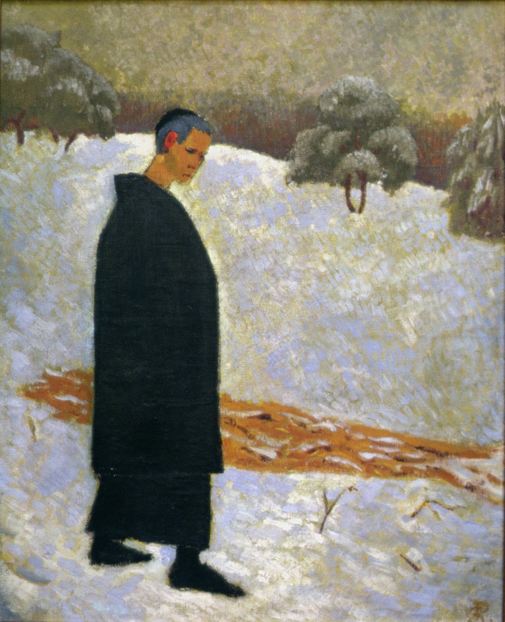 Retrato de Jan Verkade (1868-1946) em Beuron de Paul Sérusier