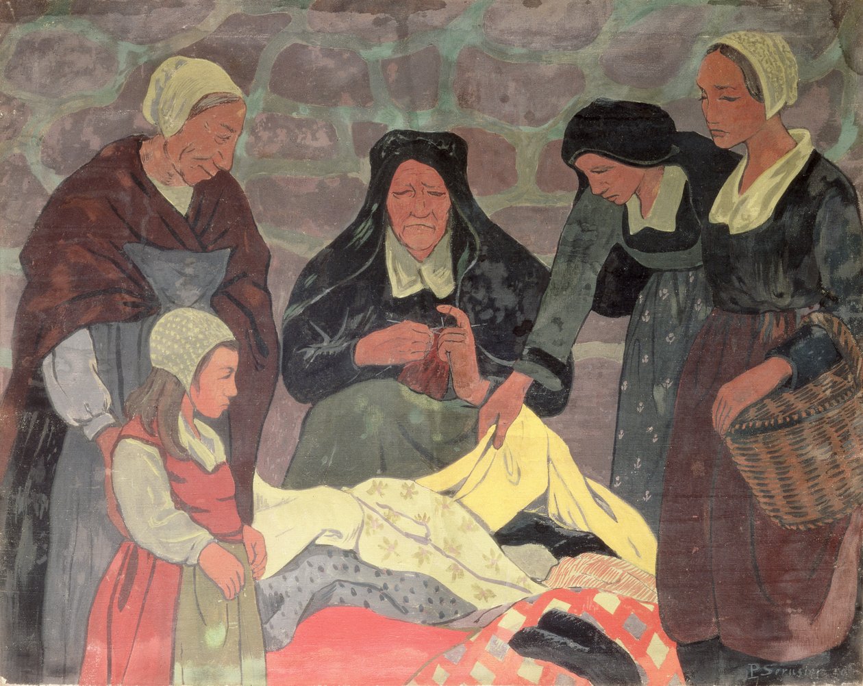 O vendedor de tecidos, c.1898 de Paul Sérusier