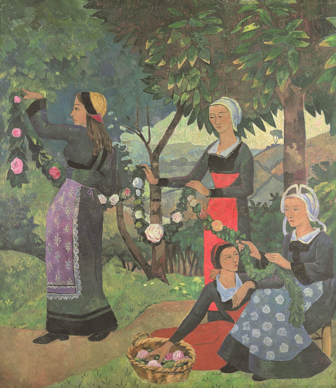 A guirlanda de rosas, c.1898 de Paul Sérusier
