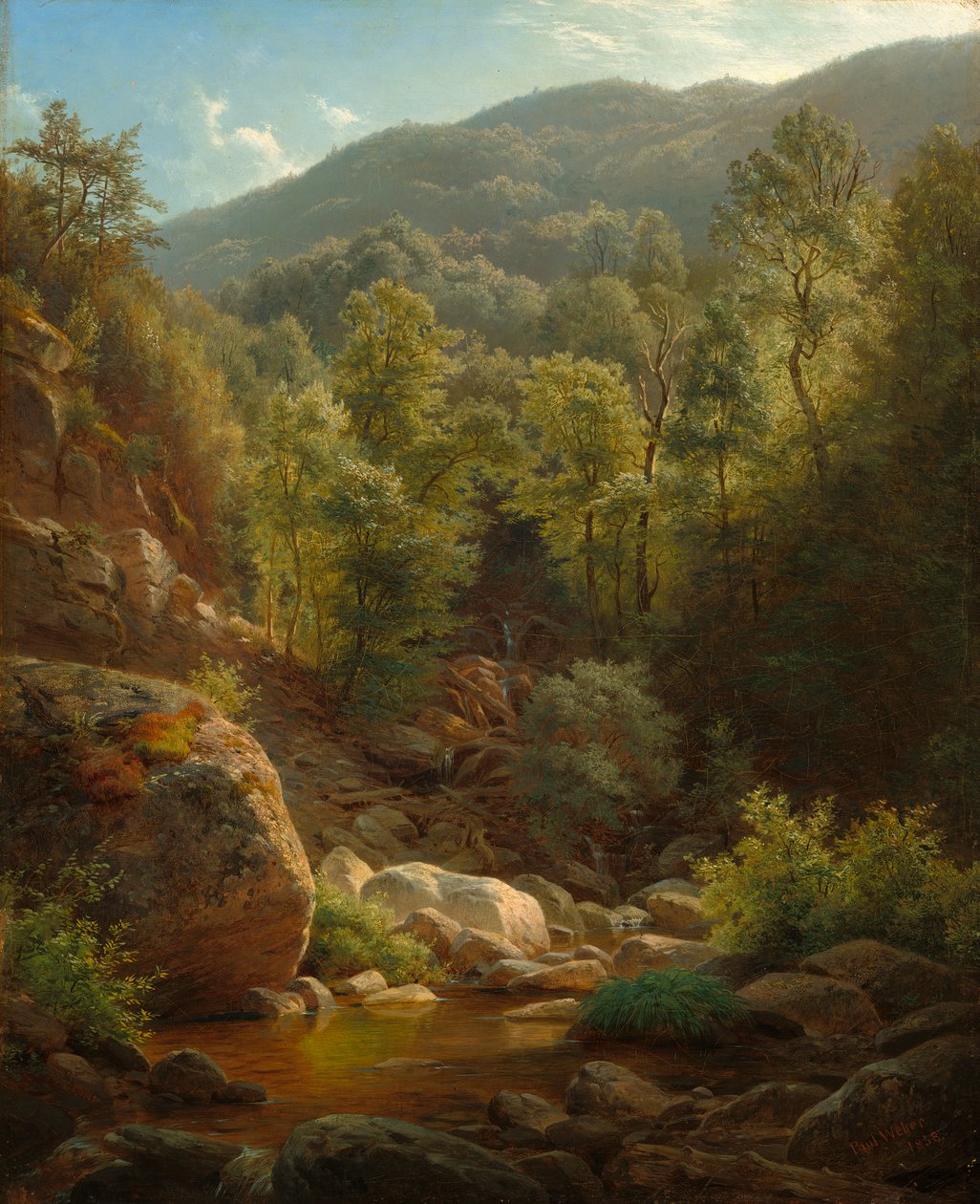 Cena no Catskills, 1858 de Paul Weber