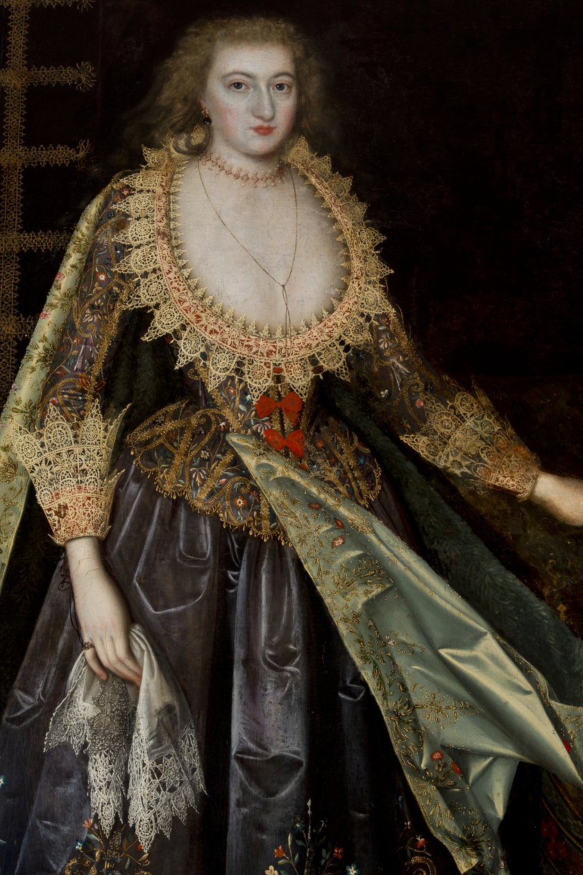 Lady chamou Margaret Stuart, condessa de Nottingham, c.1620 de Paul van attr.to Somer