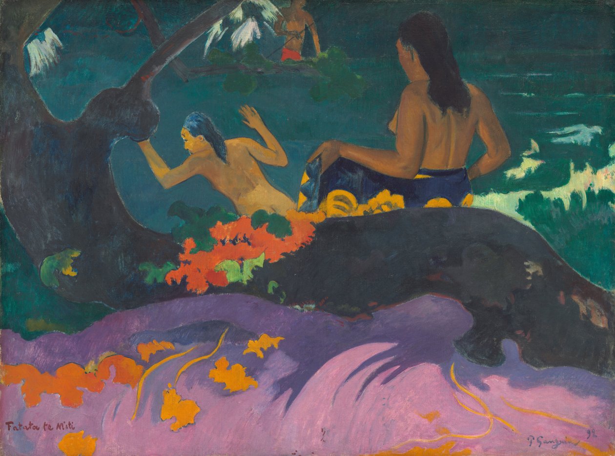 Perto do mar de Paul Gauguin