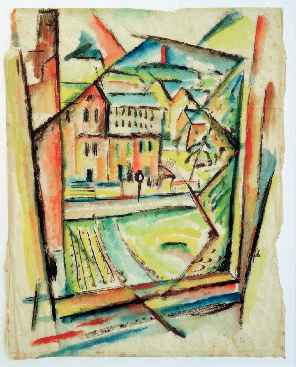 Vista da janela de Paul Adolf Seehaus