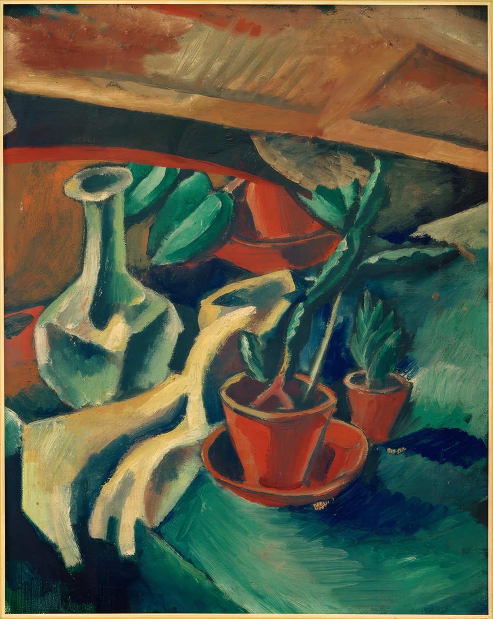 Cactos e jarra de Paul Adolf Seehaus