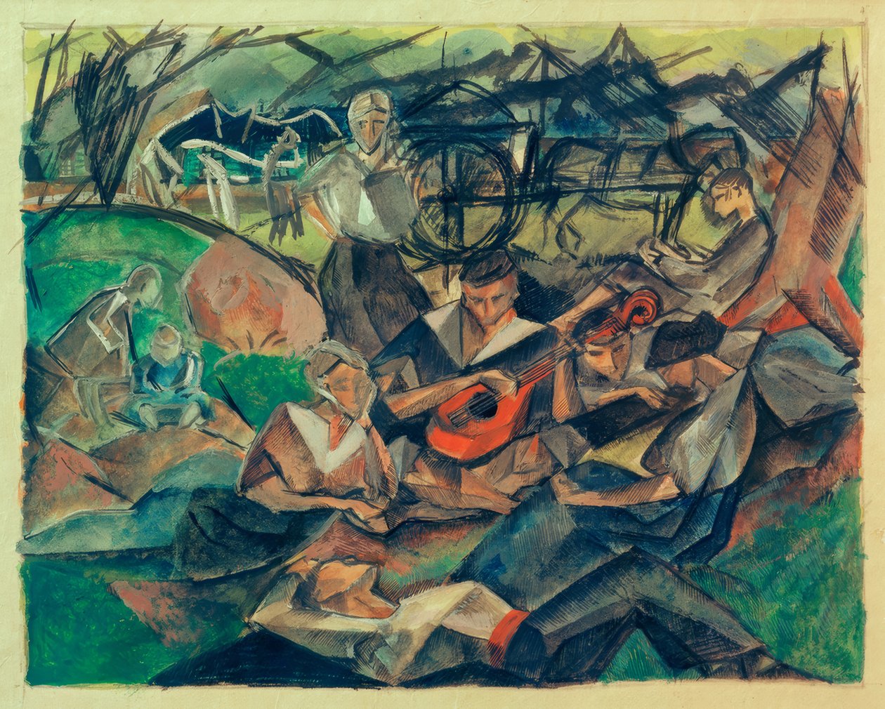 Descanse em campo aberto de Paul Adolf Seehaus