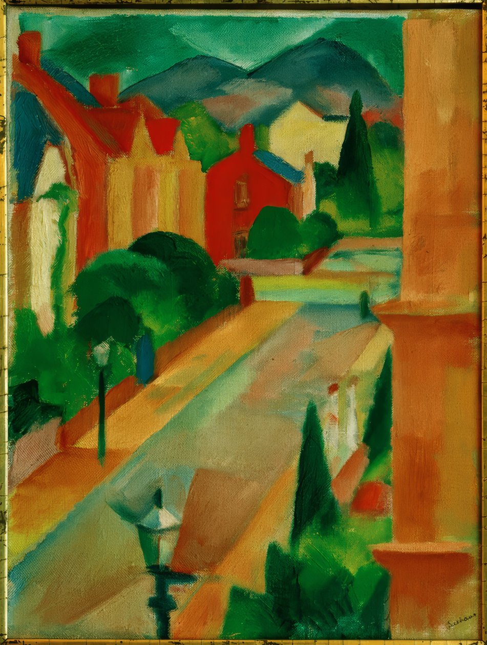 Rua em Bonn de Paul Adolf Seehaus