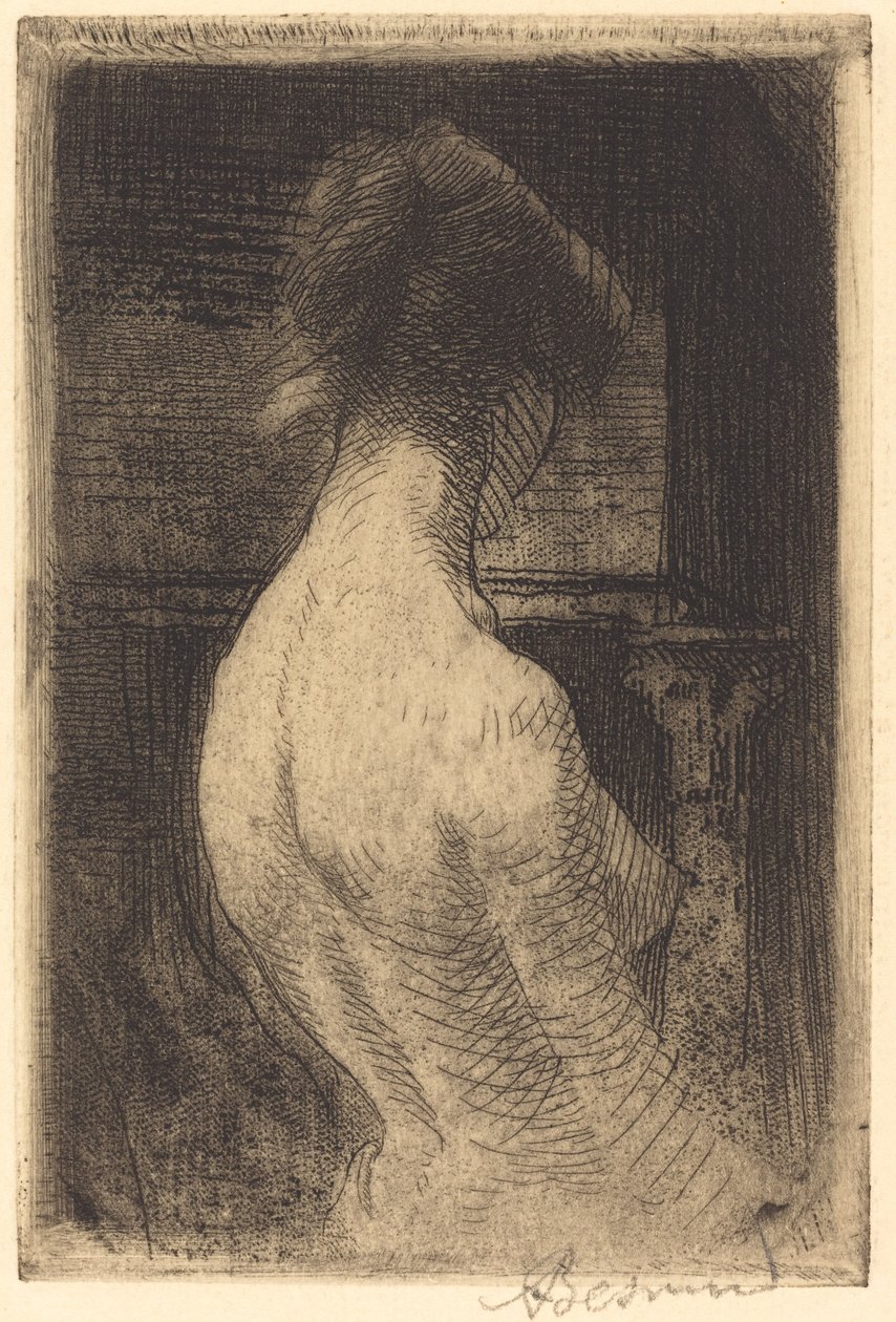 Costas de uma Mulher Dos de Femme, 1889. de Paul Albert Besnard