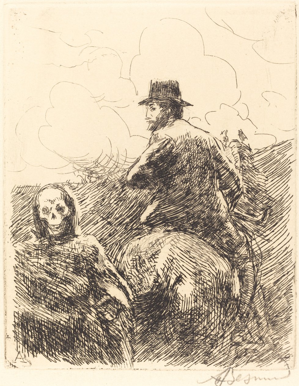 Perigo Passado Perigo Passado, 1900. de Paul Albert Besnard