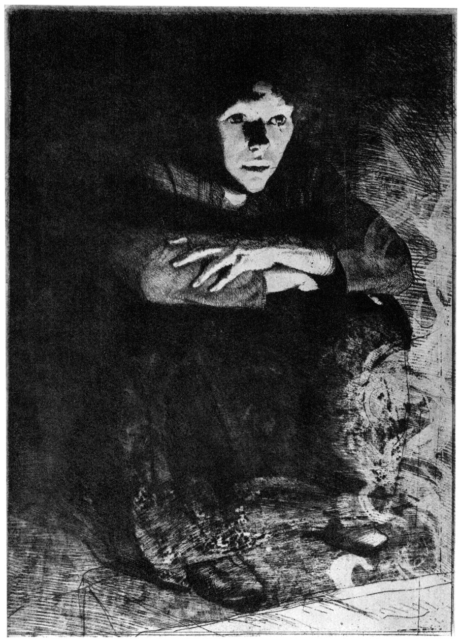 Nas Cinzas, c1870-1930 1924 de Paul Albert Besnard