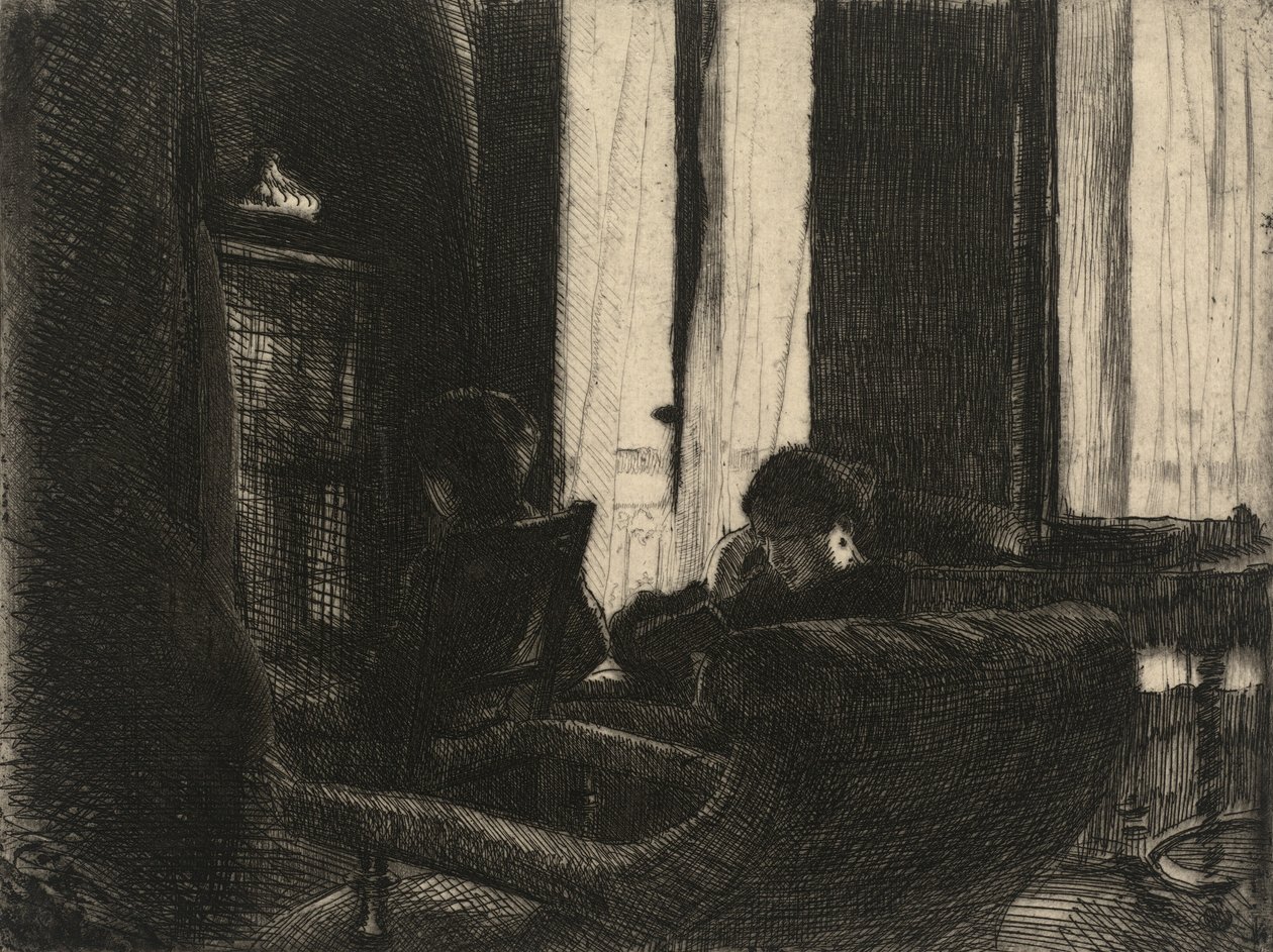 Intimidade Intimidade, 1889. de Paul Albert Besnard