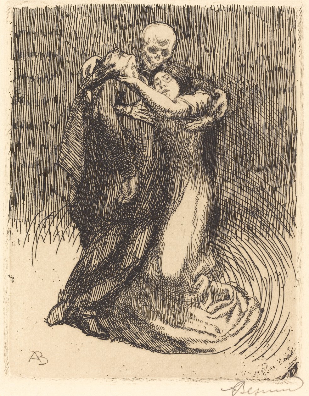 Amor consagrado Ela consagra o amor, 1900. de Paul Albert Besnard