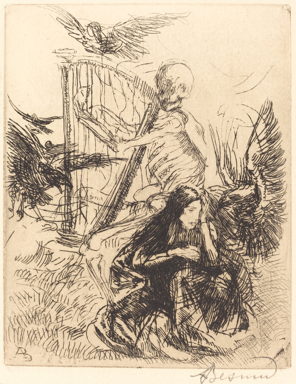 Músico Músico, 1900. de Paul Albert Besnard