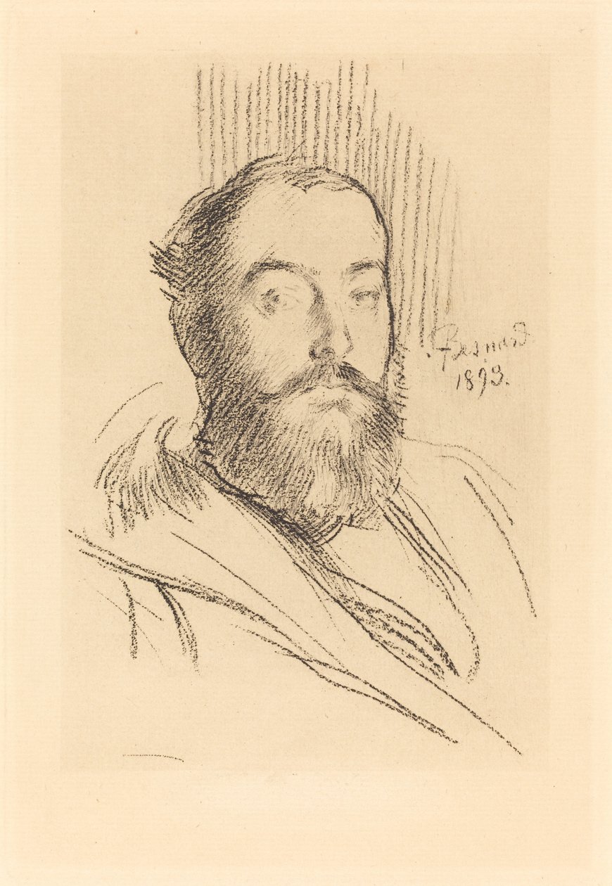 Autorretrato, 1893. de Paul Albert Besnard