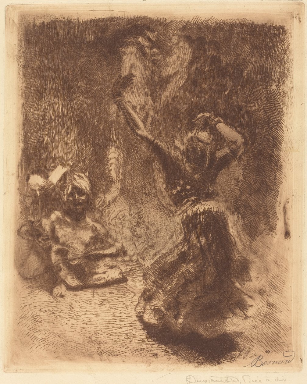 A Dançarina de Tanjore La bayadère de Tanjore, 1914. de Paul Albert Besnard