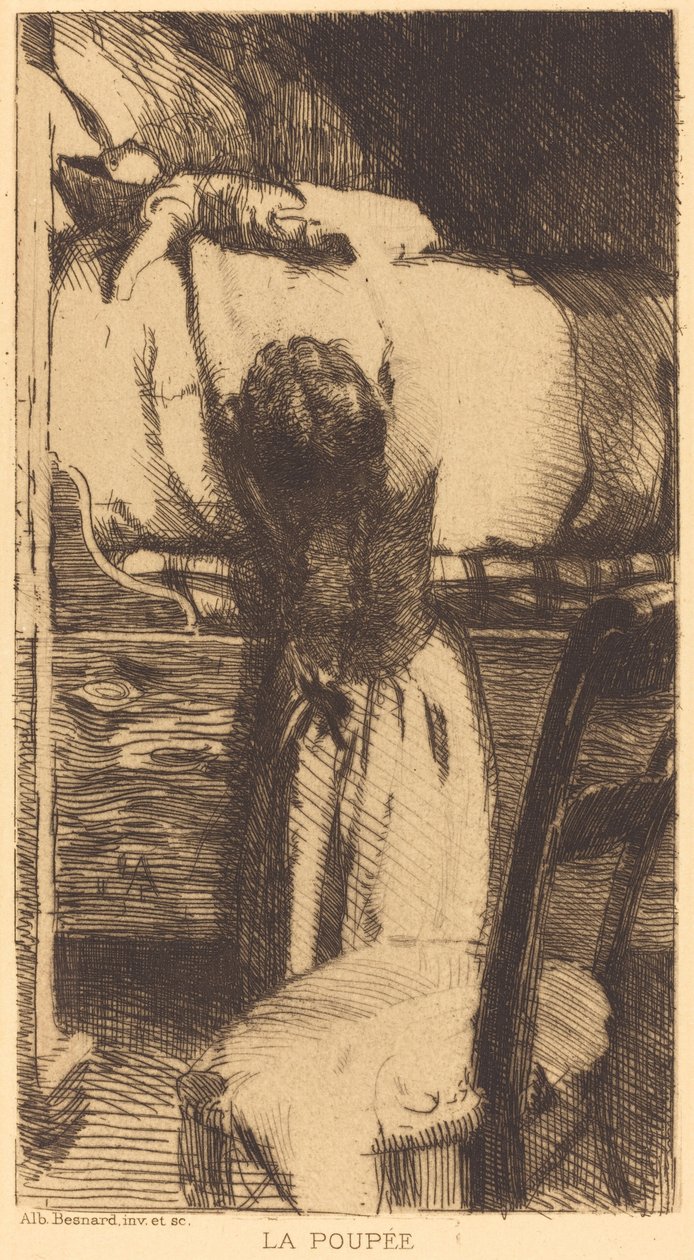 A Boneca A Boneca, 1888. de Paul Albert Besnard