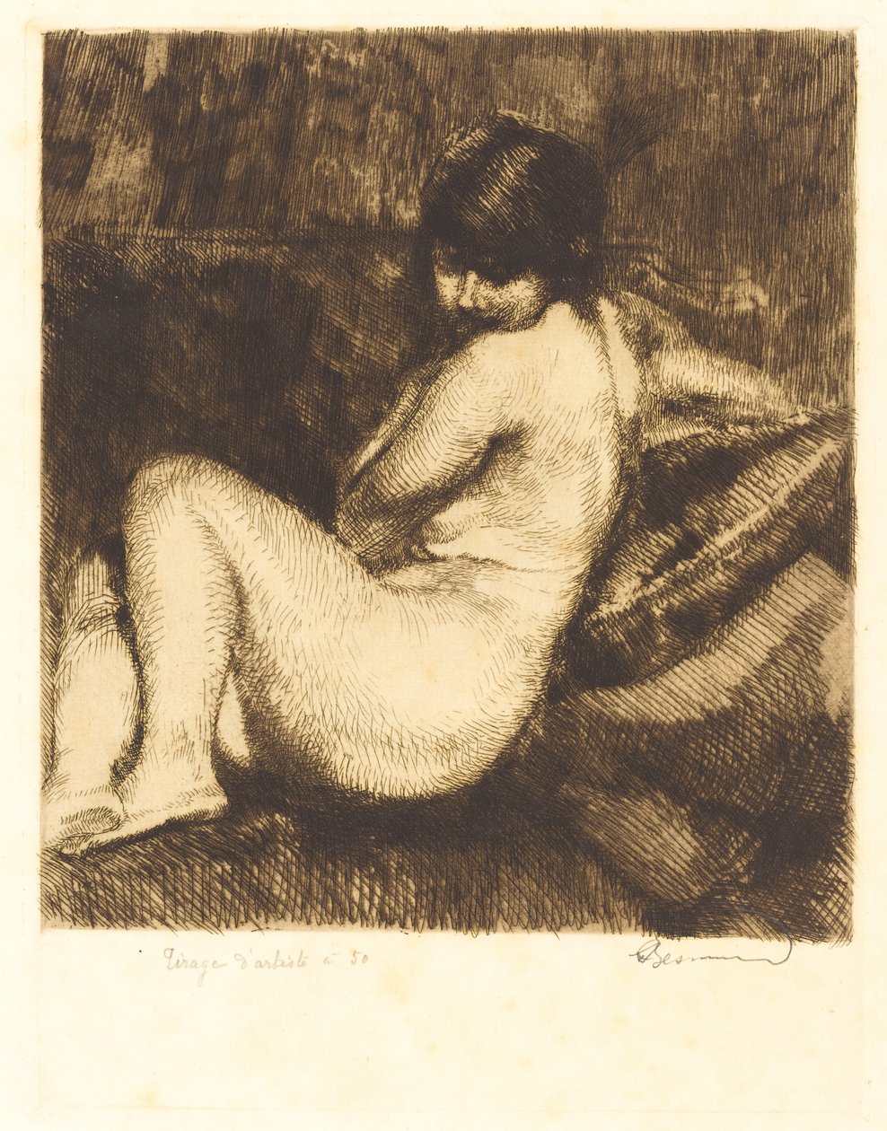 O Turbante Emplumado O Turbante Emplumado, 1901. de Paul Albert Besnard