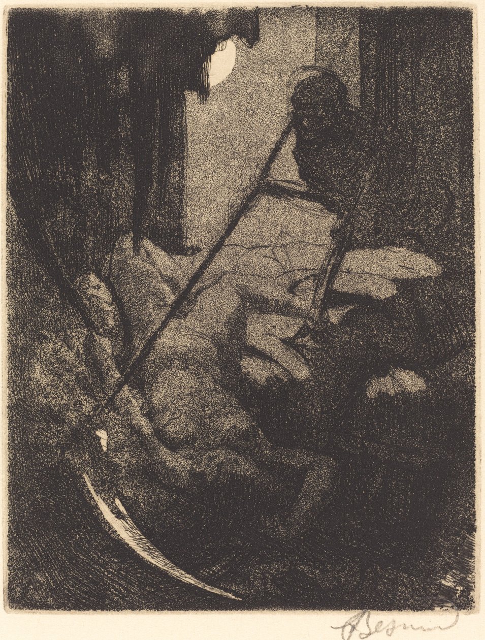 O mistério Le mystère, 1900. de Paul Albert Besnard
