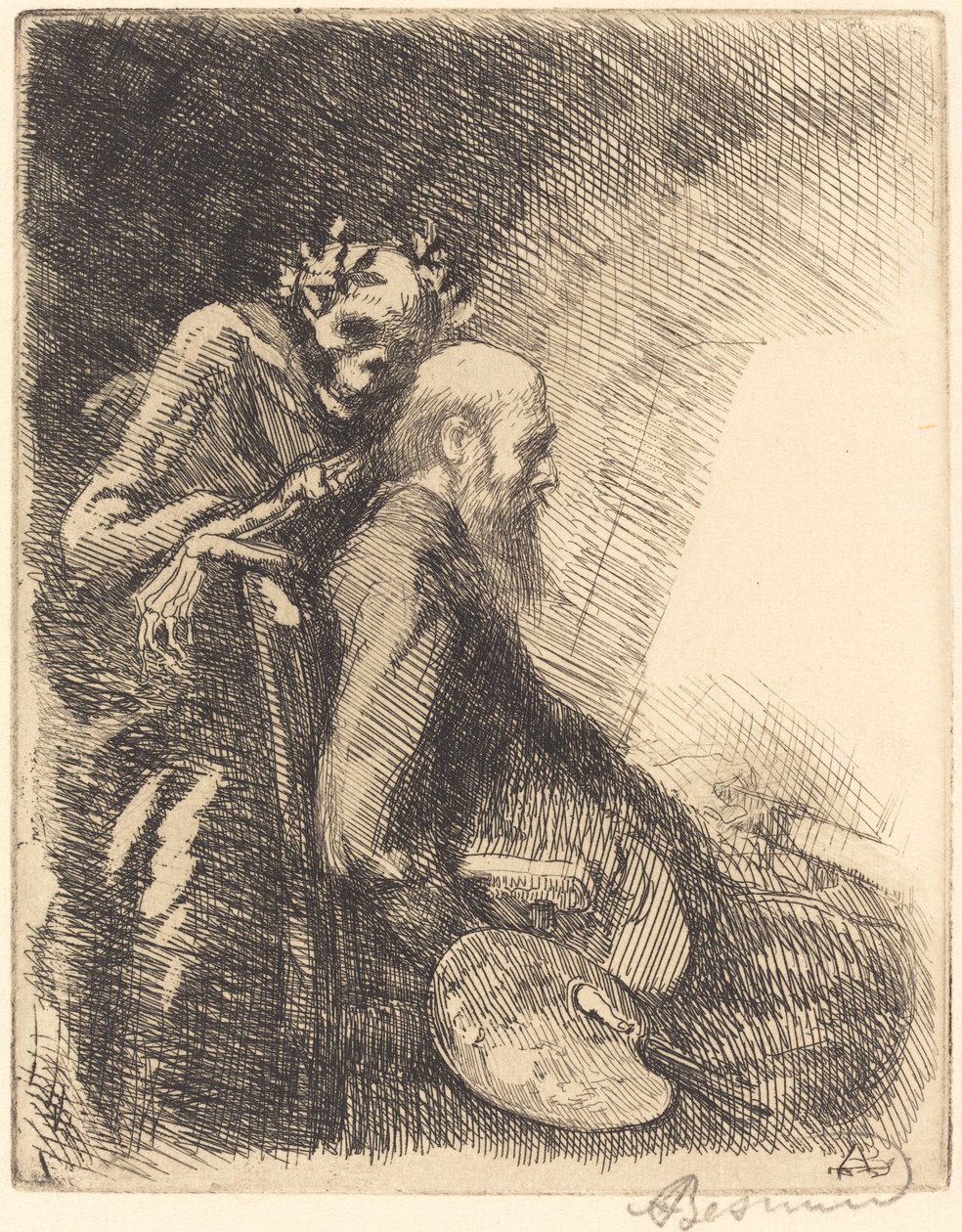 Exigente demais, exigente, 1900. de Paul Albert Besnard