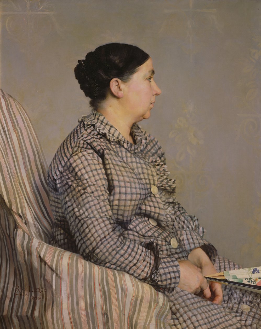A mãe dos artistas, 1883 de Paul Alexander Alfred Leroy