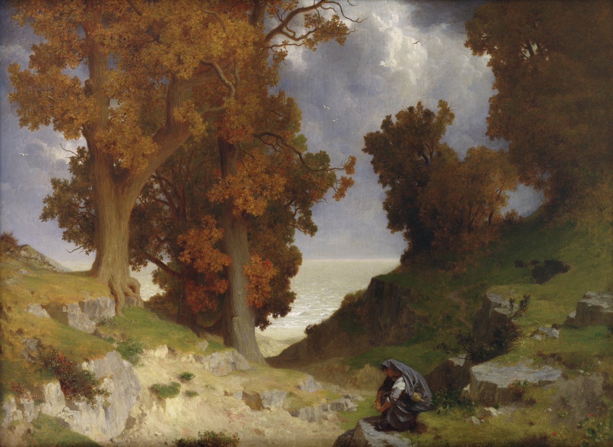 Paisagem com a figura de Clotho de Paul Alfred de Curzon