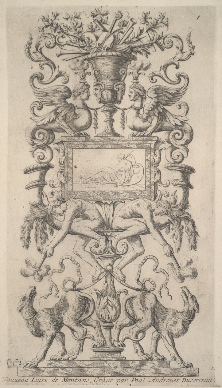 Desenho Ornamental de Paul Androuet Du Cerceau