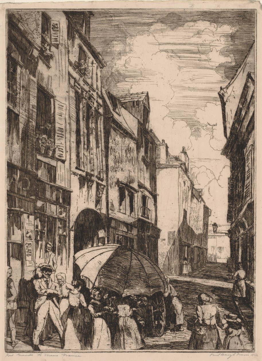 Rue Grande, Le Mans, França de Paul B. Travis