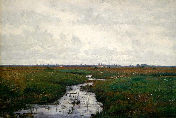 Um Brook on the Moor perto de Dachau de Paul Baum