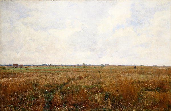 A Wide Dachau Summer Landscape (óleo sobre tela) de Paul Baum