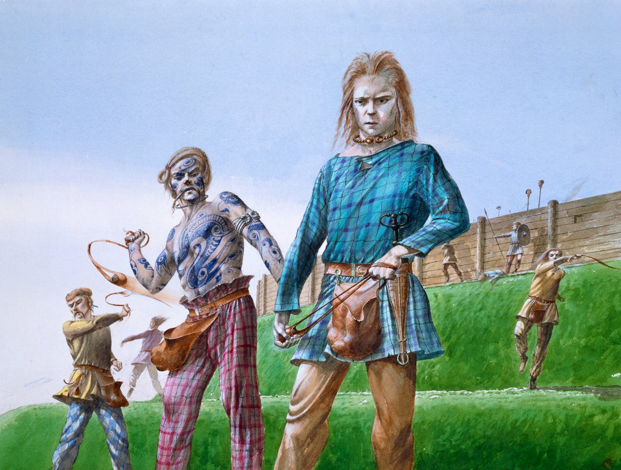 Tribos da Idade do Ferro, século V aC, c1990-2010 de Paul Birkbeck