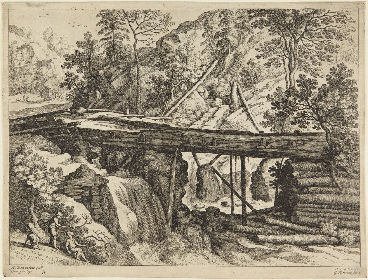 Ponte e Cascata de Paul Bril