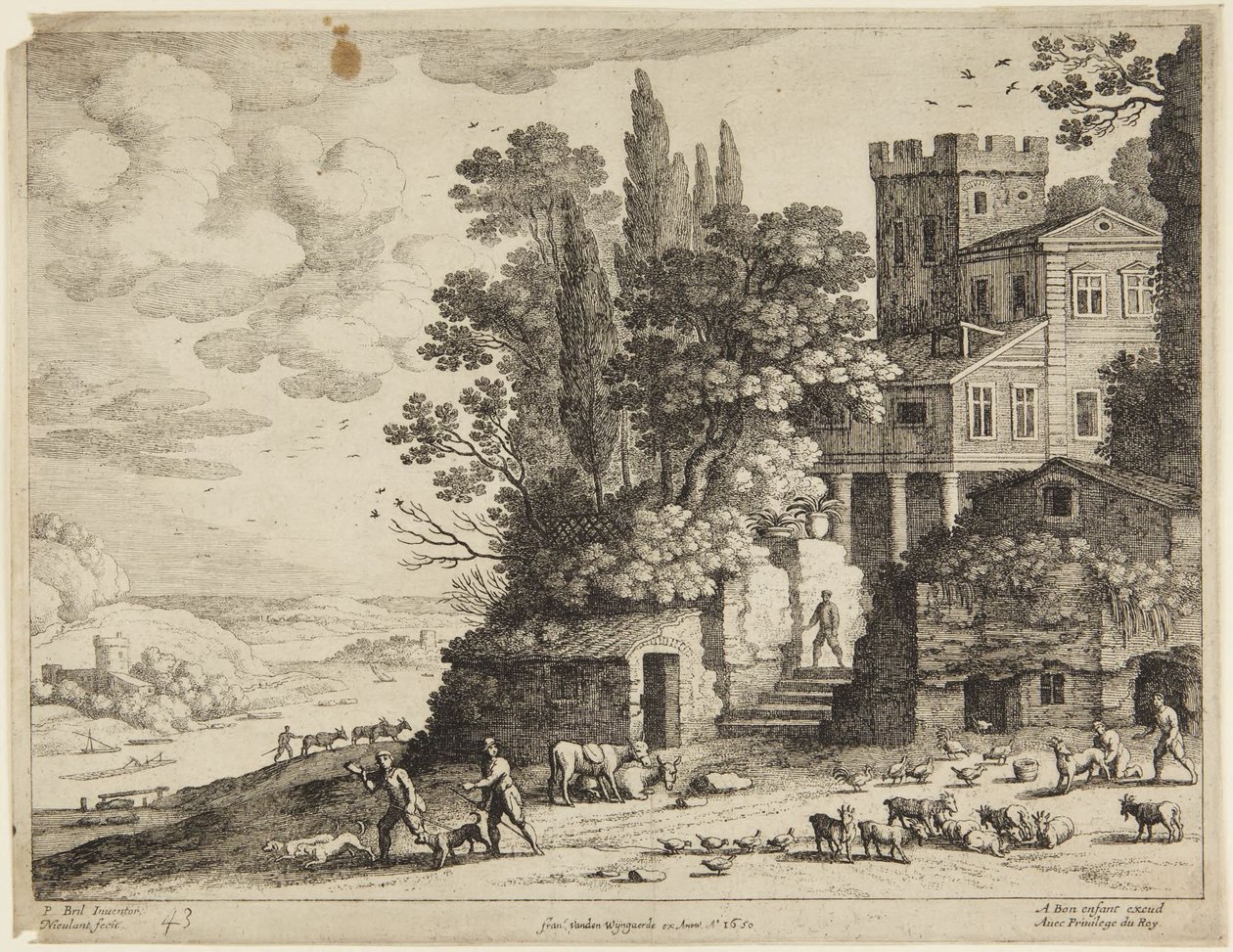 Pastores de cabras de Paul Bril