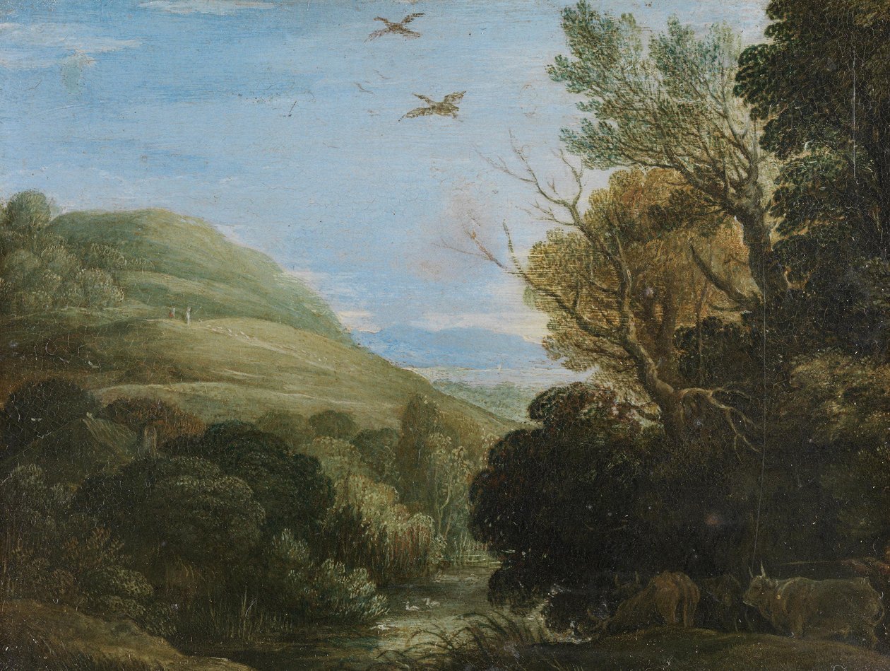 Paisagem montanhosa de Paul Bril
