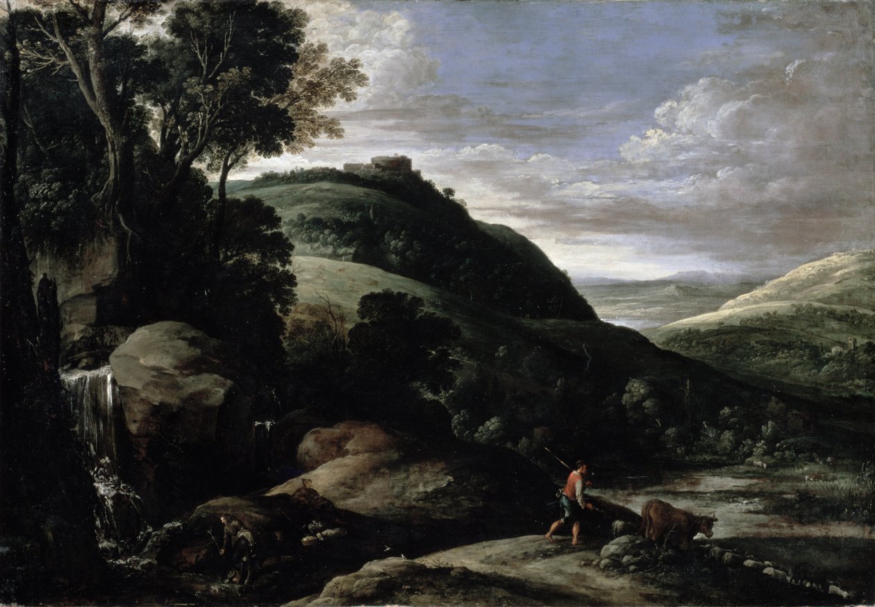 Paisagem montanhosa de Paul Bril
