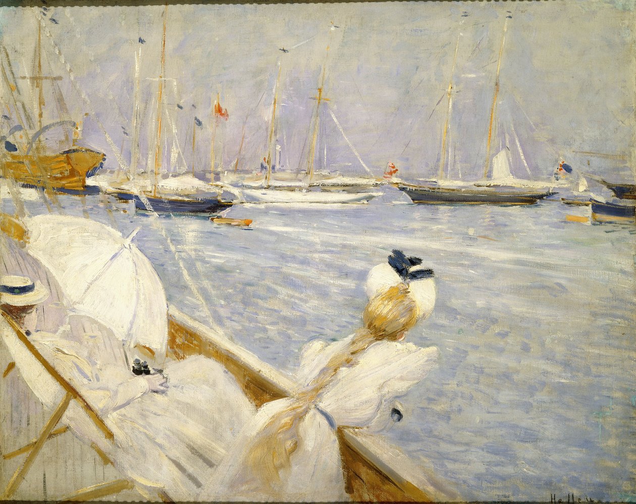 Dora Hugo e a esposa do artista; Dora Hugo e a mulher do artista, de Paul Cesar Helleu