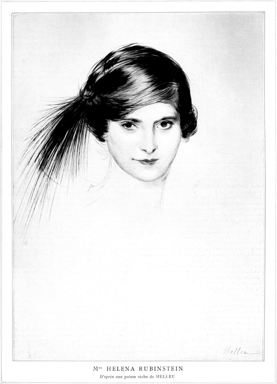 Helena Rubinstein por Paul César Helleu de Paul Cesar Helleu