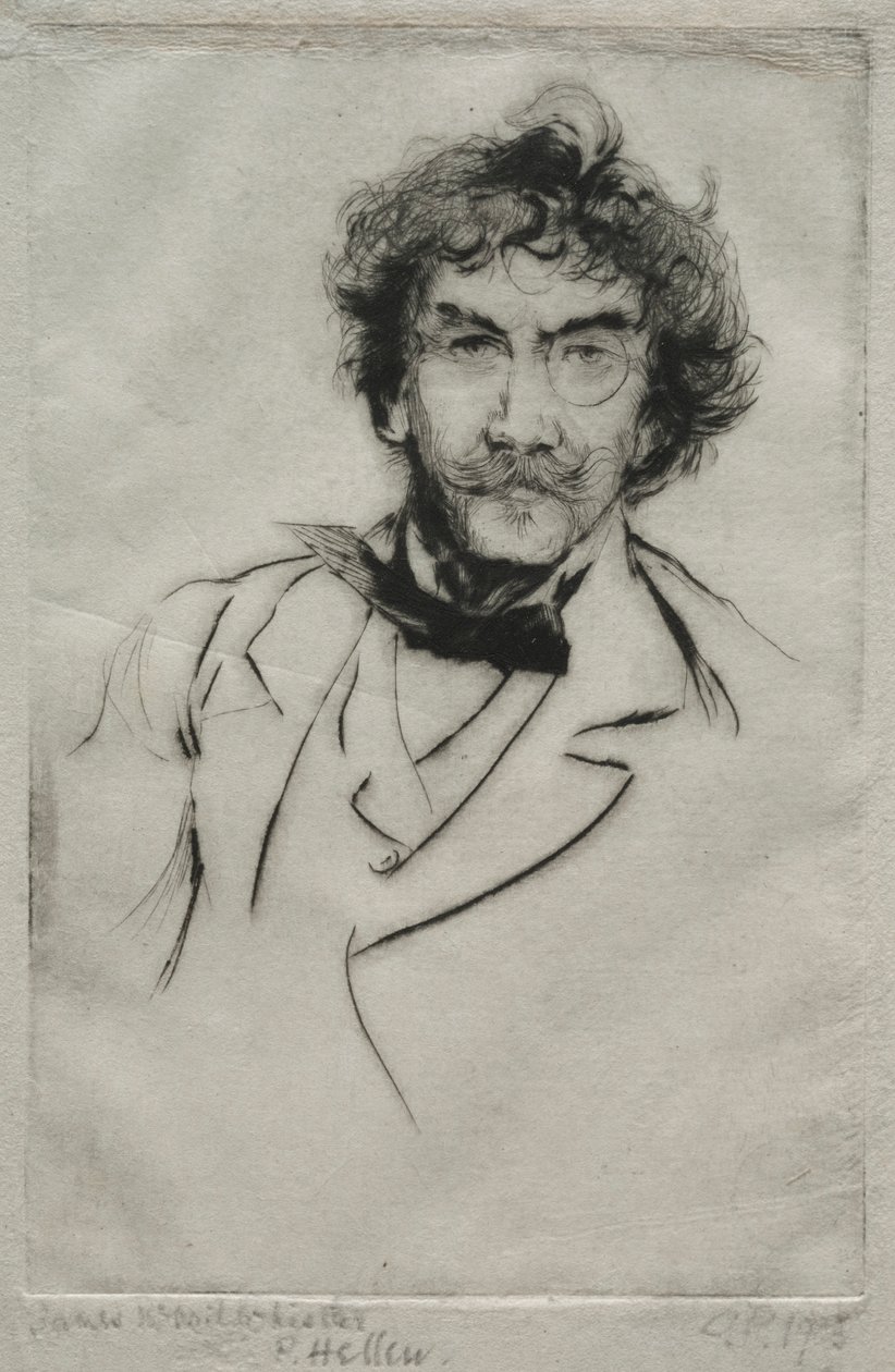 James MacNeill Whistler, 1903. de Paul Cesar Helleu